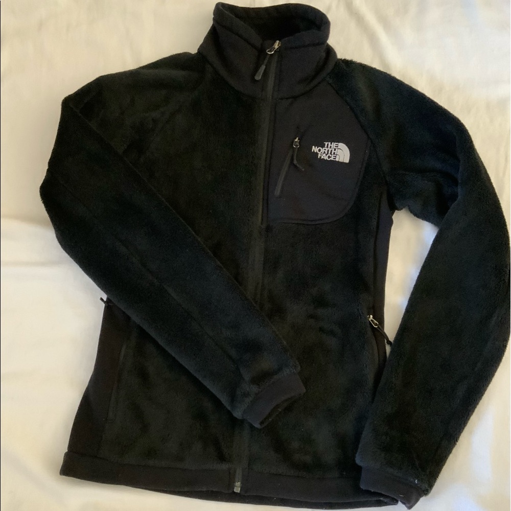 Women’s North Face jacket, black, size S